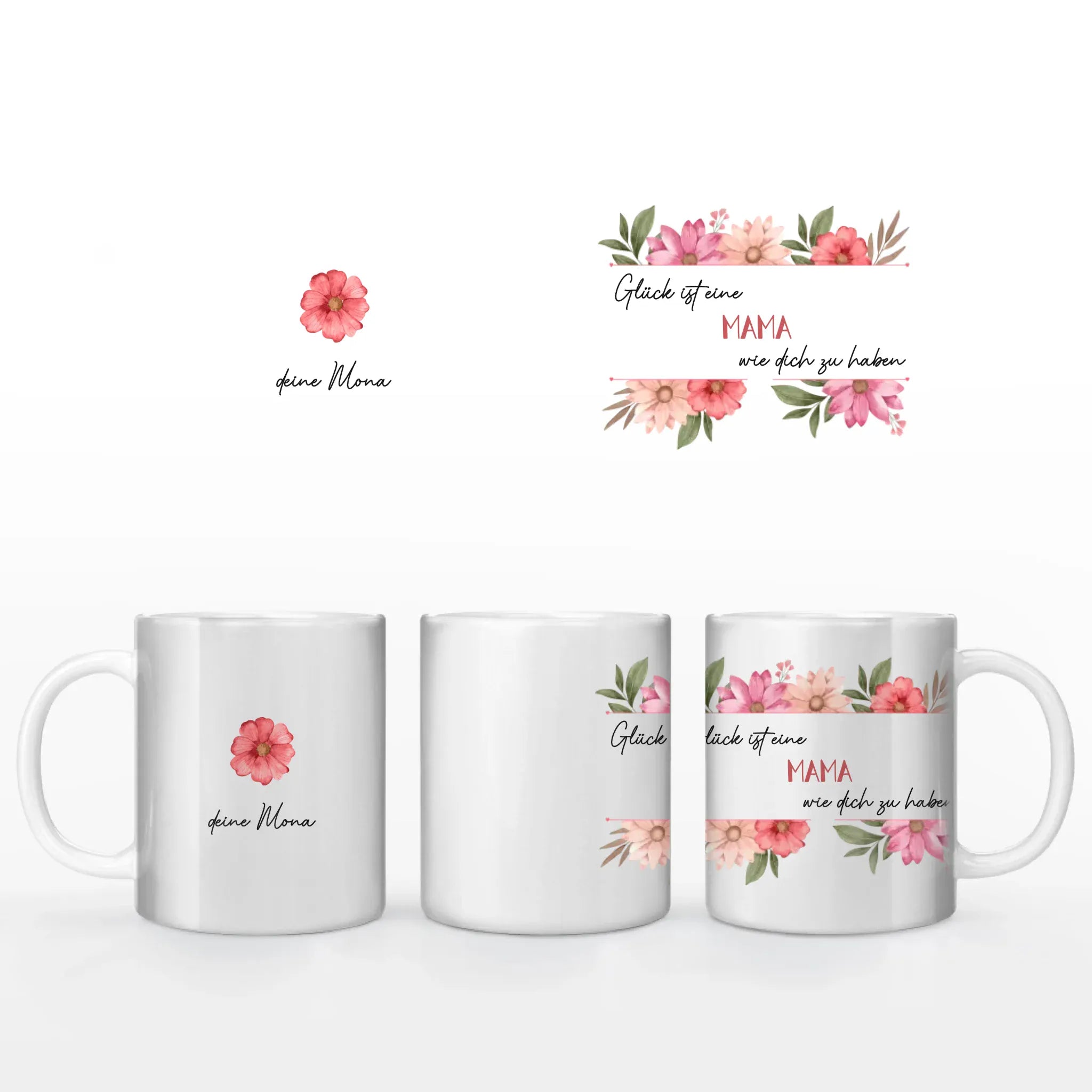 Motivtasse Muttertag "Glück" - Tasse von Schmidt Digitaldruck GmbH