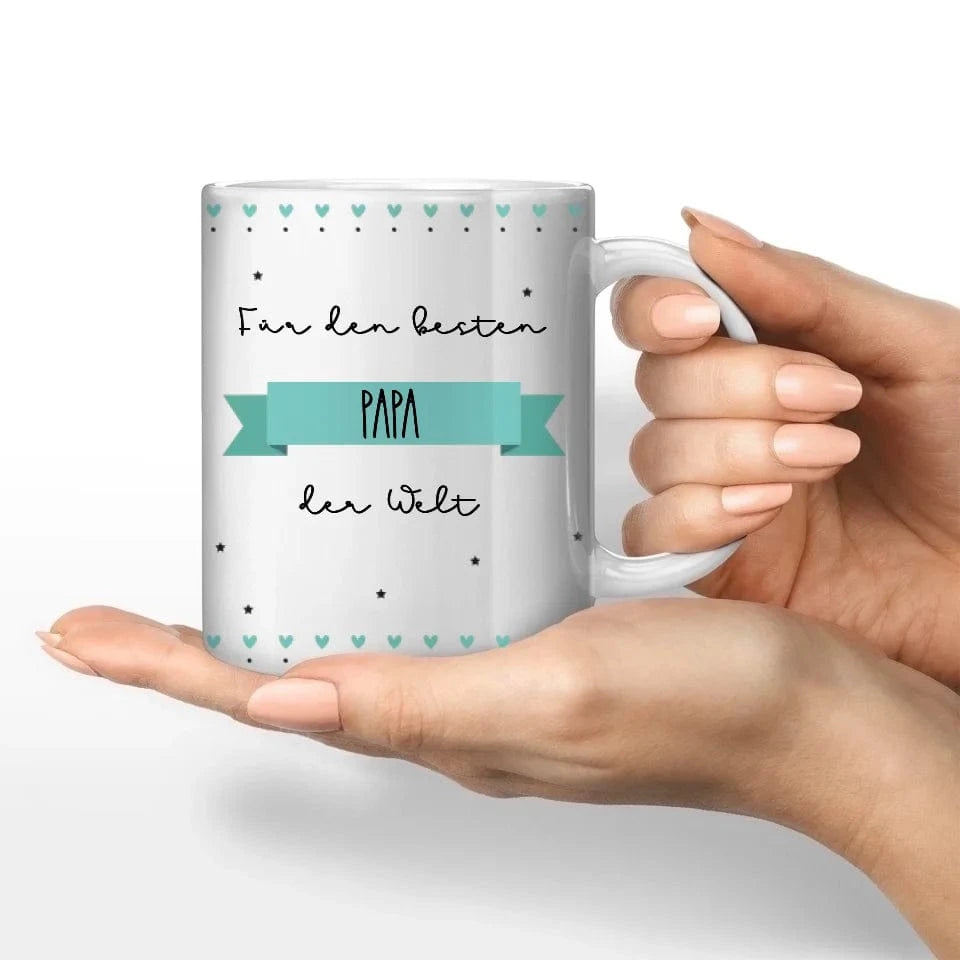 Motivtasse Vatertag "allerbester Papa" - Tasse von Schmidt Digitaldruck GmbH