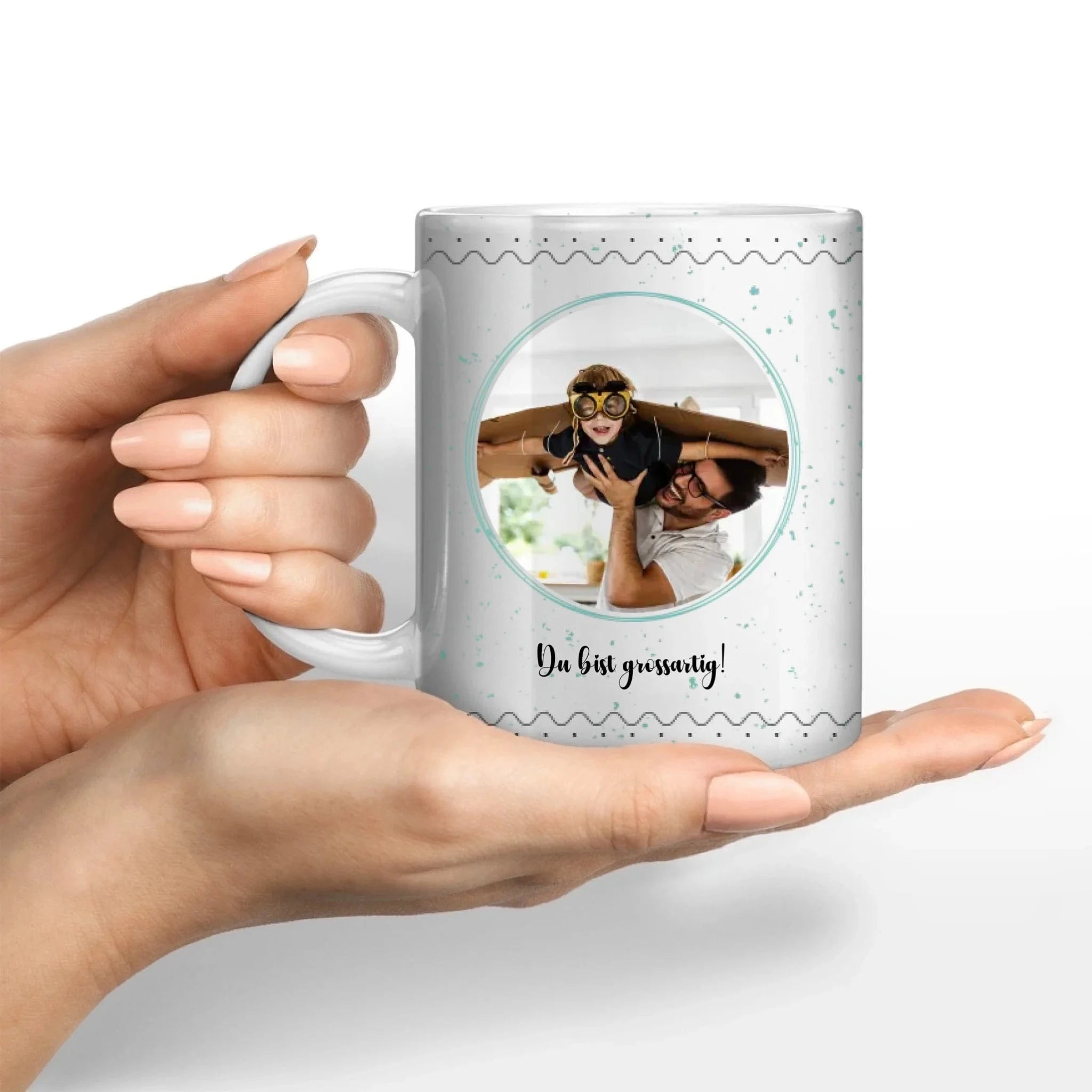 Motivtasse Vatertag "Glück" - Tasse von Schmidt Digitaldruck GmbH