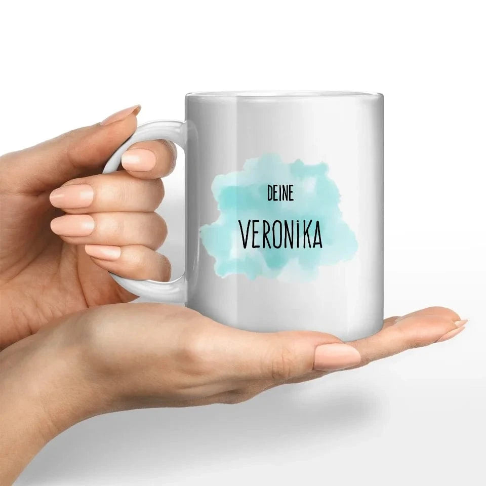 Motivtasse Vatertag "hübsche Tochter" - Tasse von Schmidt Digitaldruck GmbH