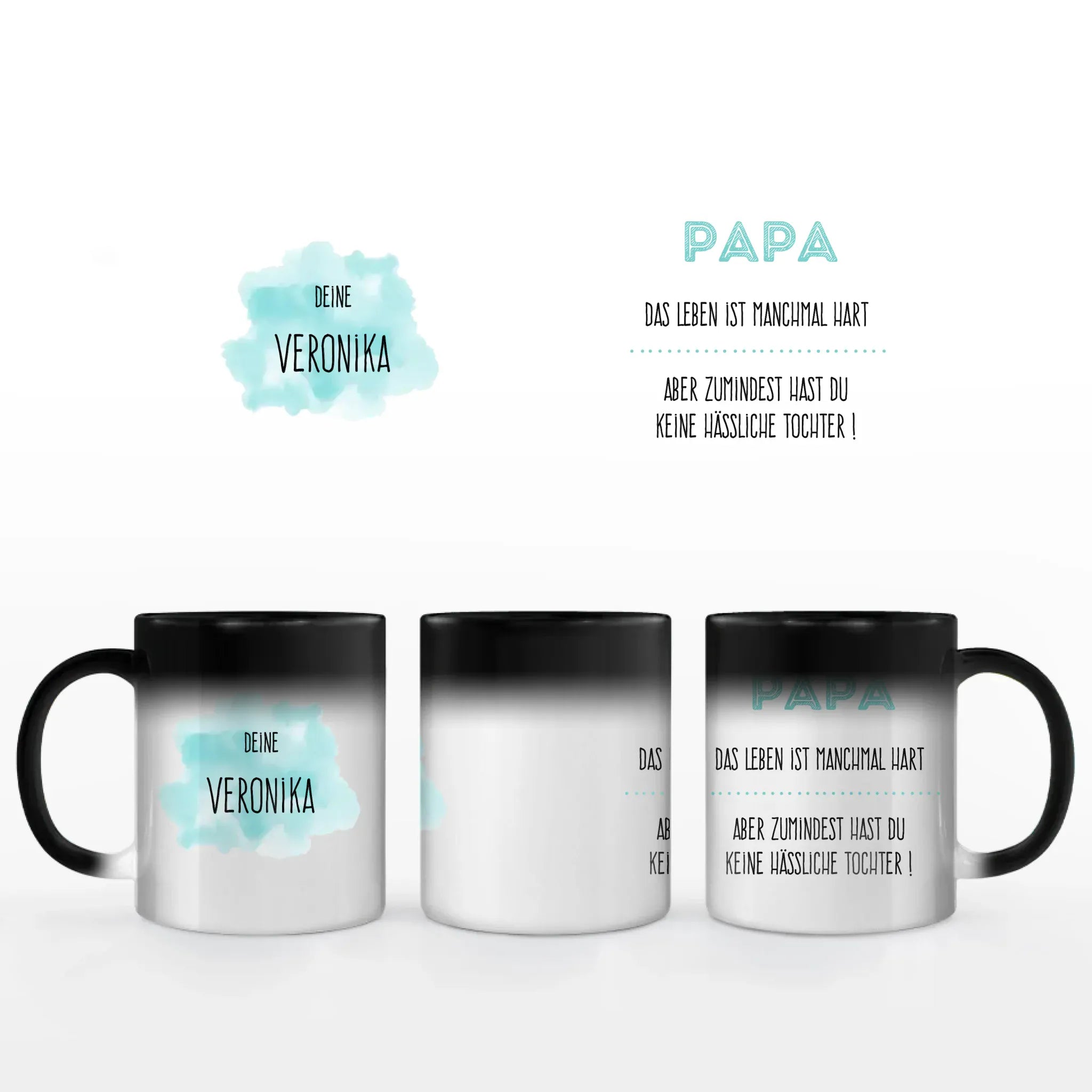 Motivtasse Vatertag "hübsche Tochter" - Tasse von Schmidt Digitaldruck GmbH