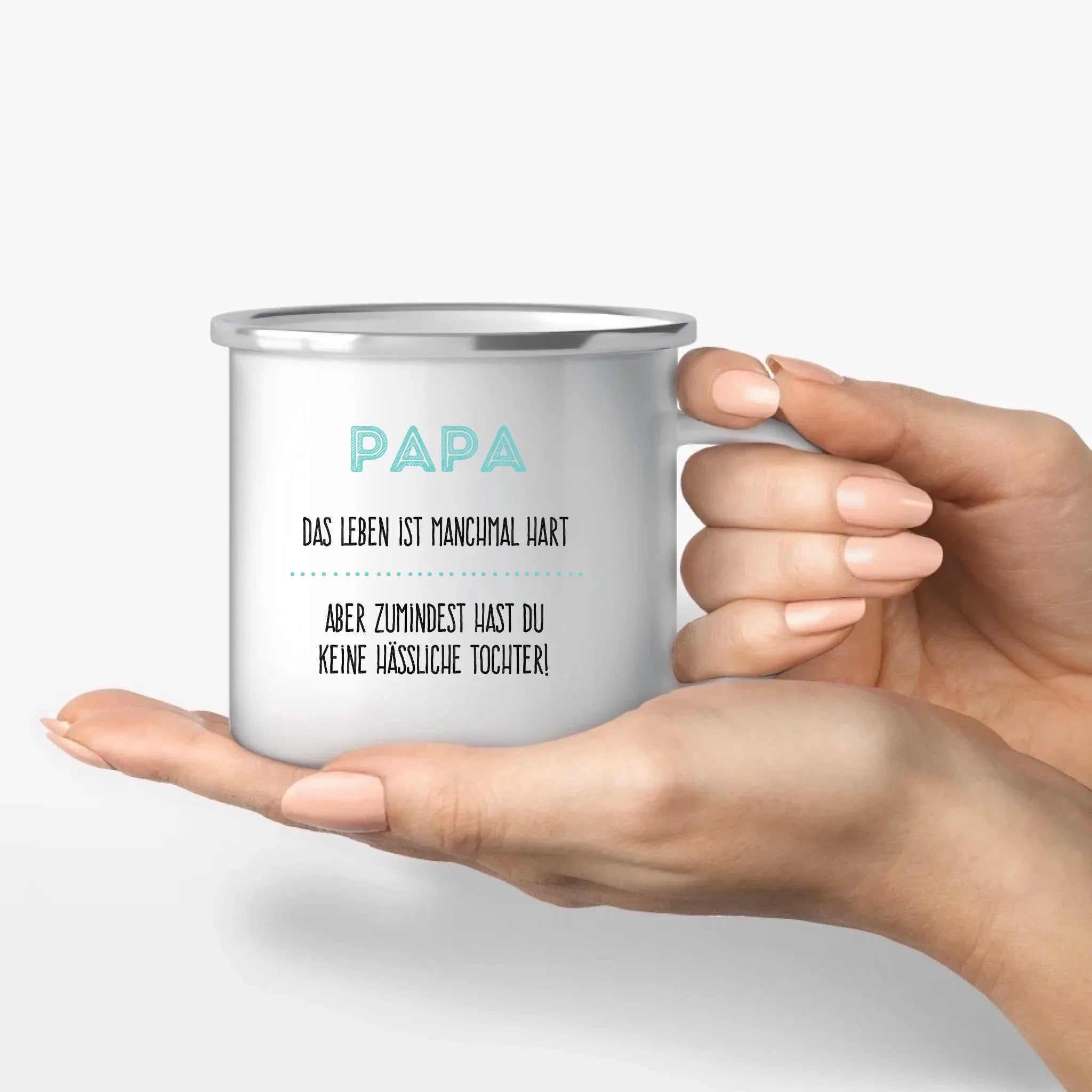 Motivtasse Vatertag "hübsche Tochter" - Tasse von Schmidt Digitaldruck GmbH