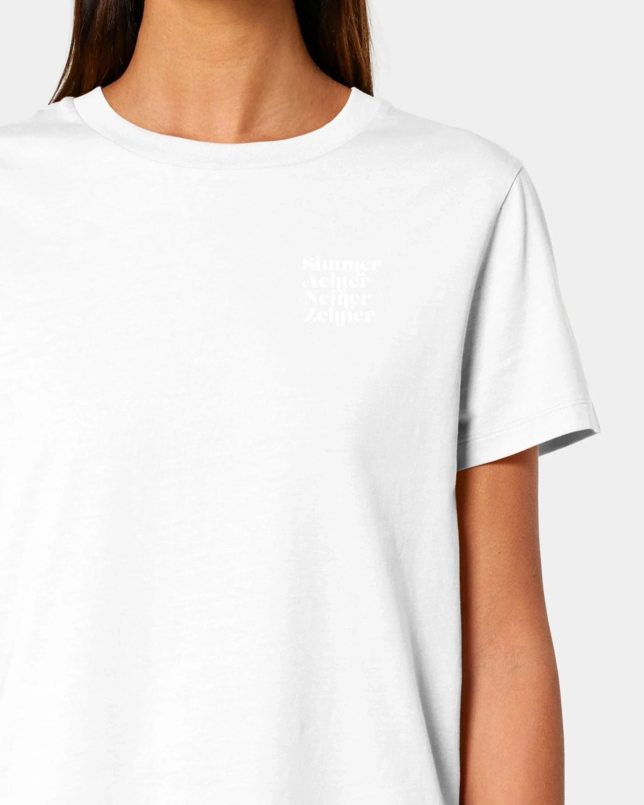 Personalisiertes T-Shirt "Spielkarten" - Textil Damen / Weiß / XS von Schmidt Digitaldruck GmbH