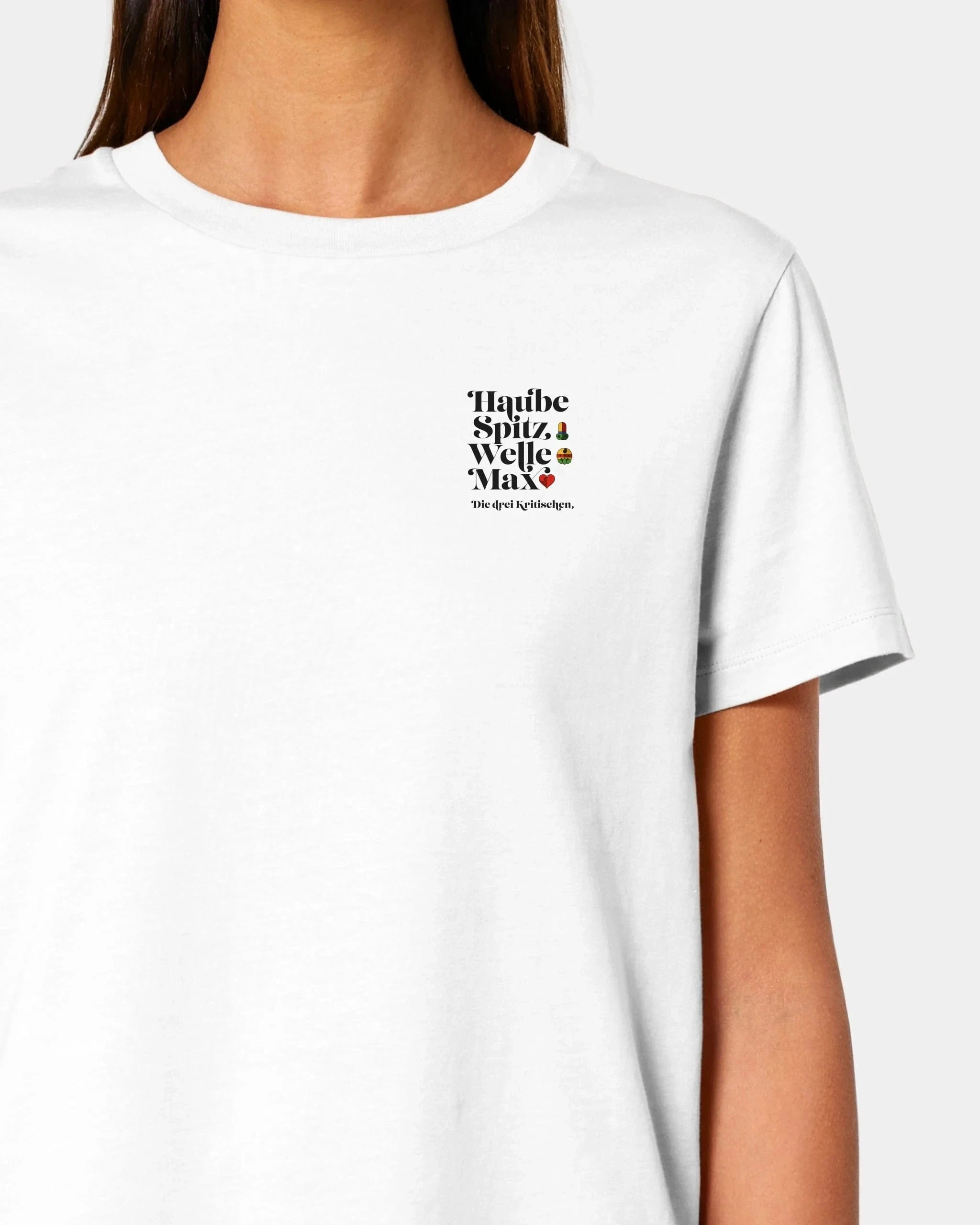 Personalisiertes T-Shirt "Watten" - Textil Damen / Weiß / XS von Schmidt Digitaldruck GmbH