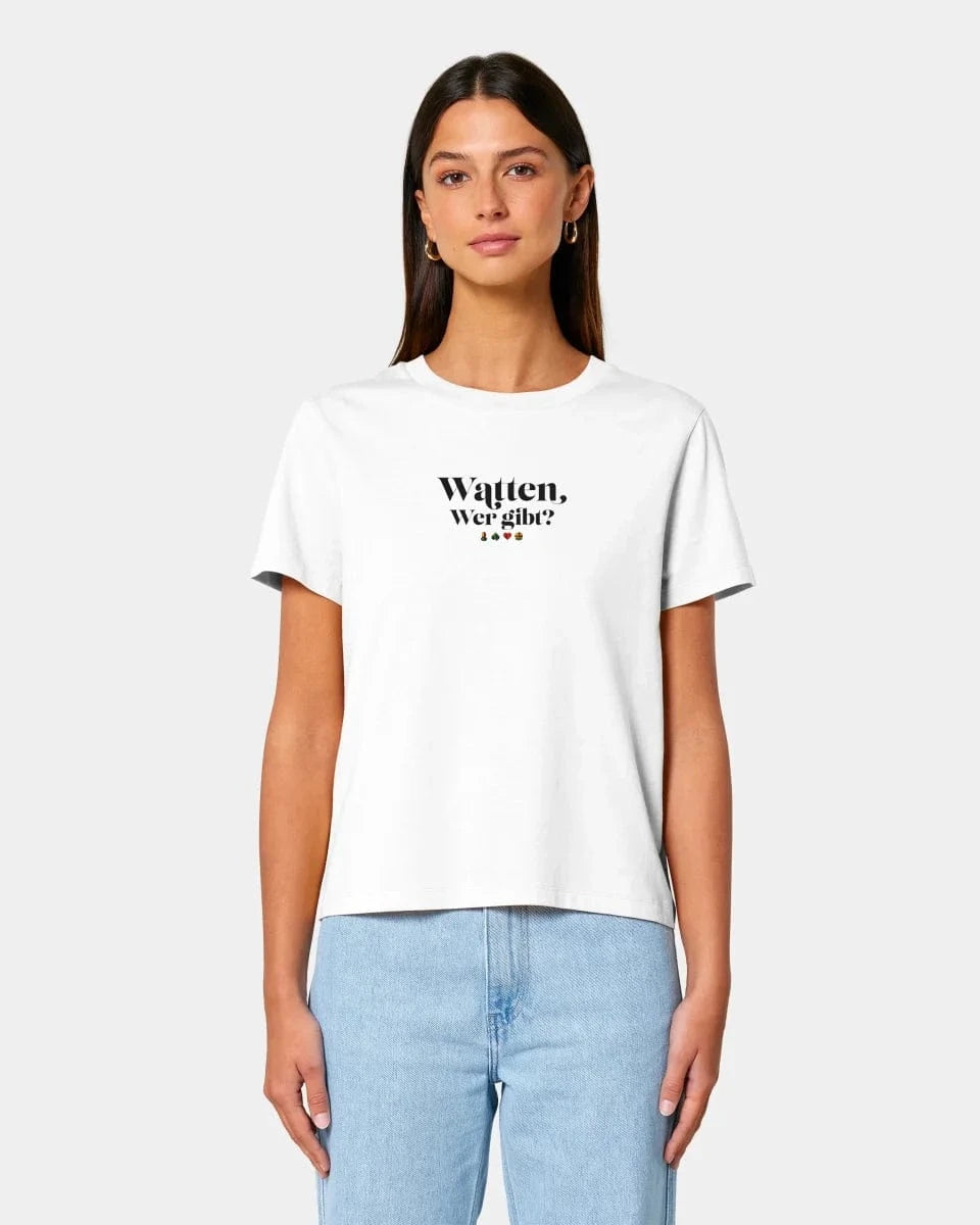 Personalisiertes T-Shirt "Watten - Wer gibt?" - Textil von Schmidt Digitaldruck GmbH