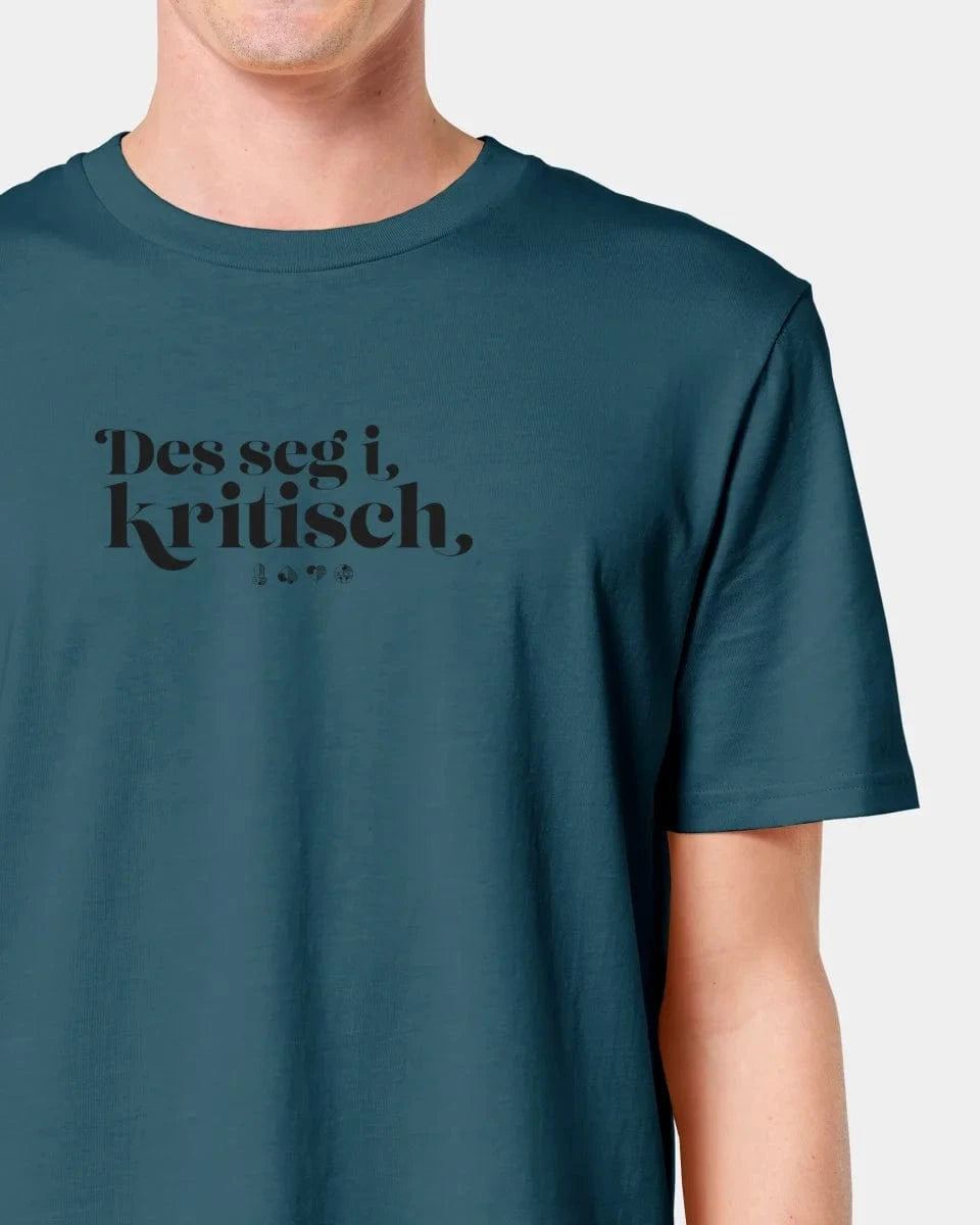Personalisiertes T-Shirt "Watten - Des seg i kritisch" - Textil Unisex / Stargazer / S von Schmidt Digitaldruck GmbH