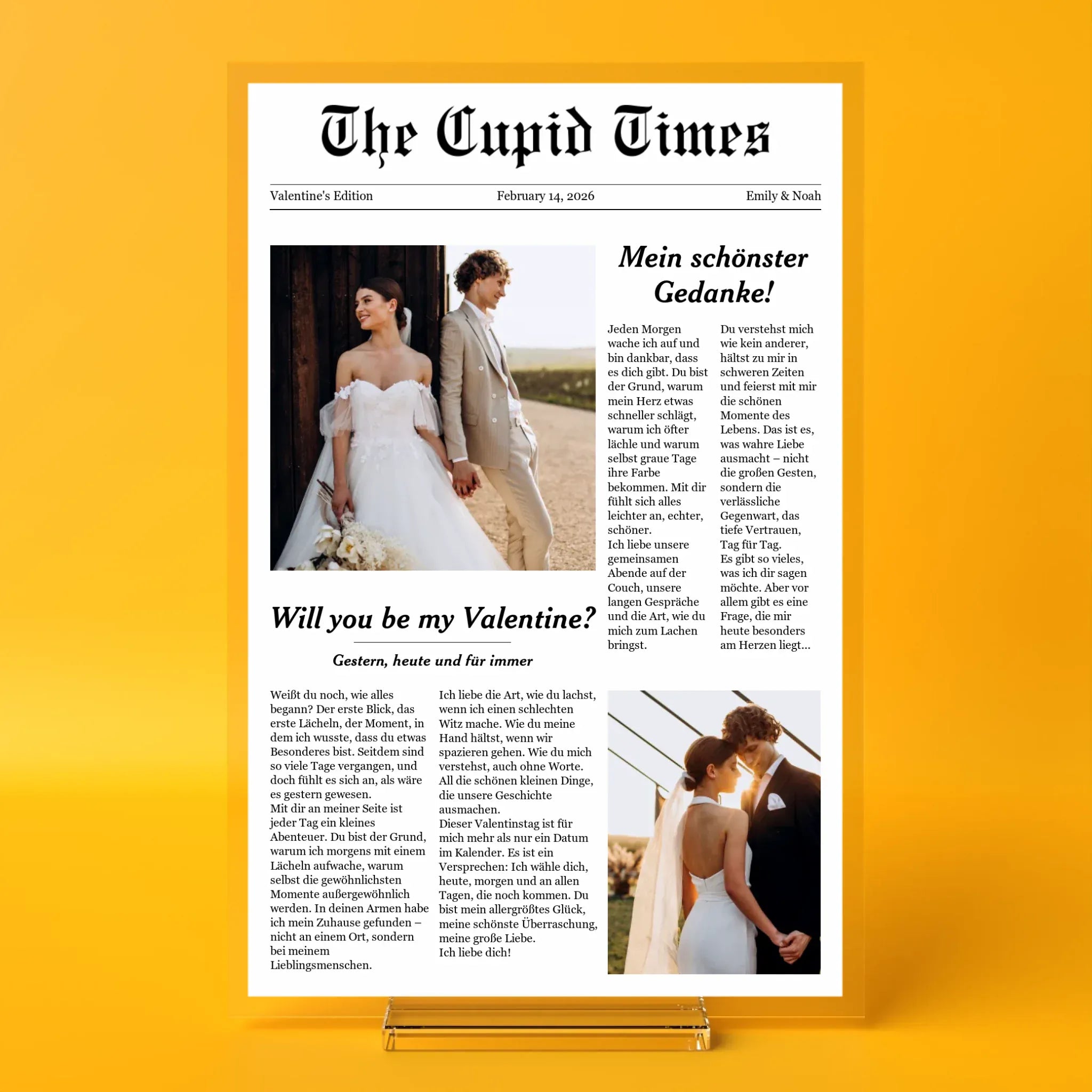 The Cupid Times - Wandbild von Schmidt Digitaldruck GmbH