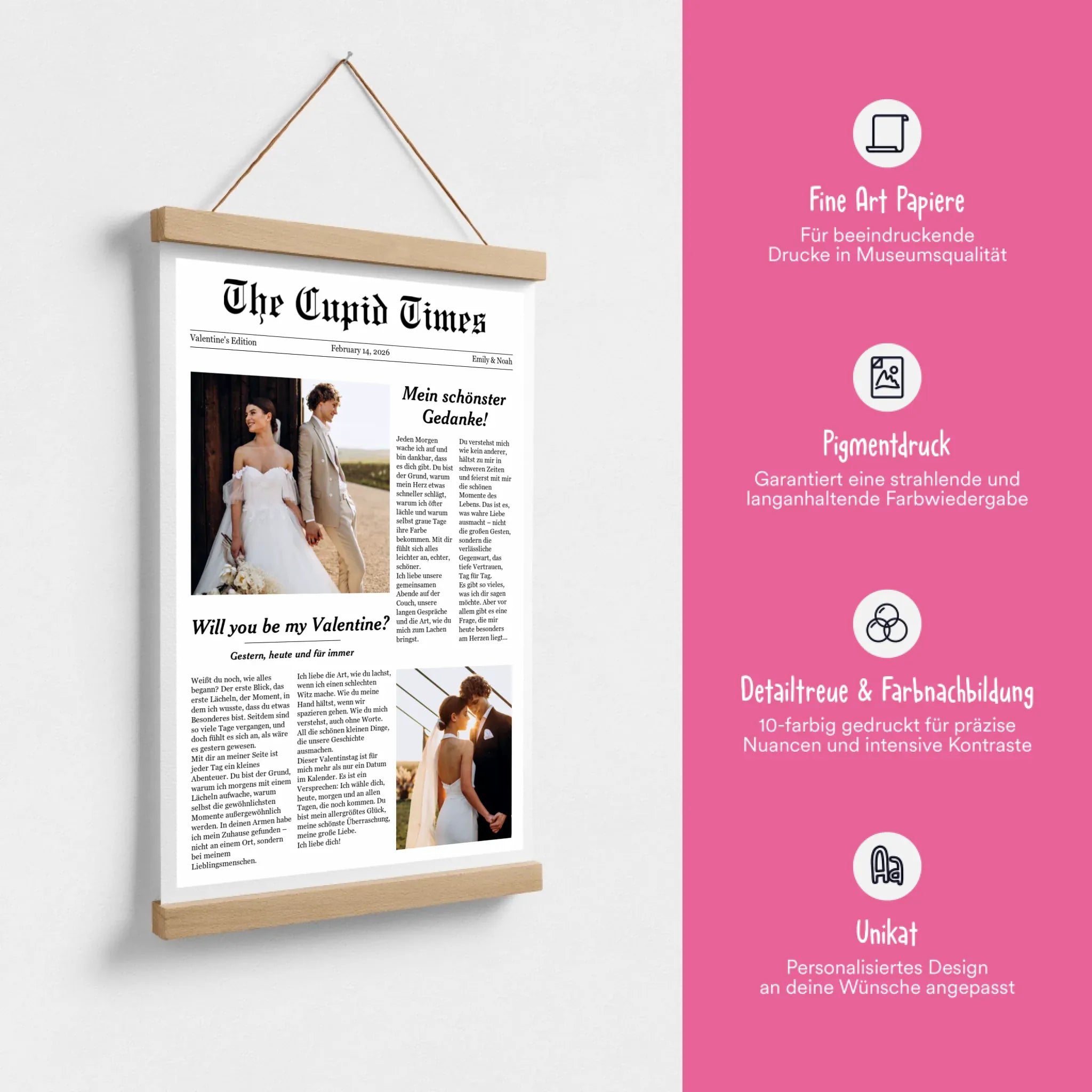 The Cupid Times - Wandbild von Schmidt Digitaldruck GmbH