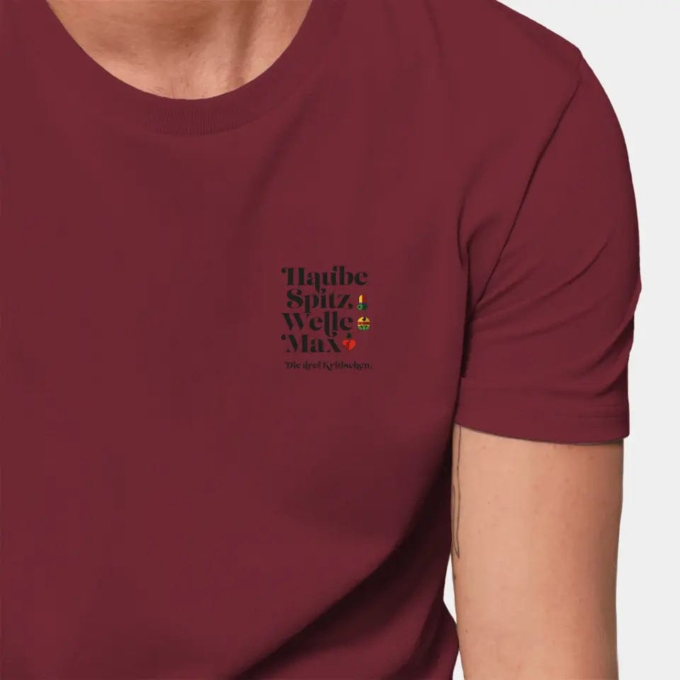 Personalisiertes T-Shirt "Watten" - Customizer Stanley/Stella Creator / burgundy / XXS von TeeInBlue