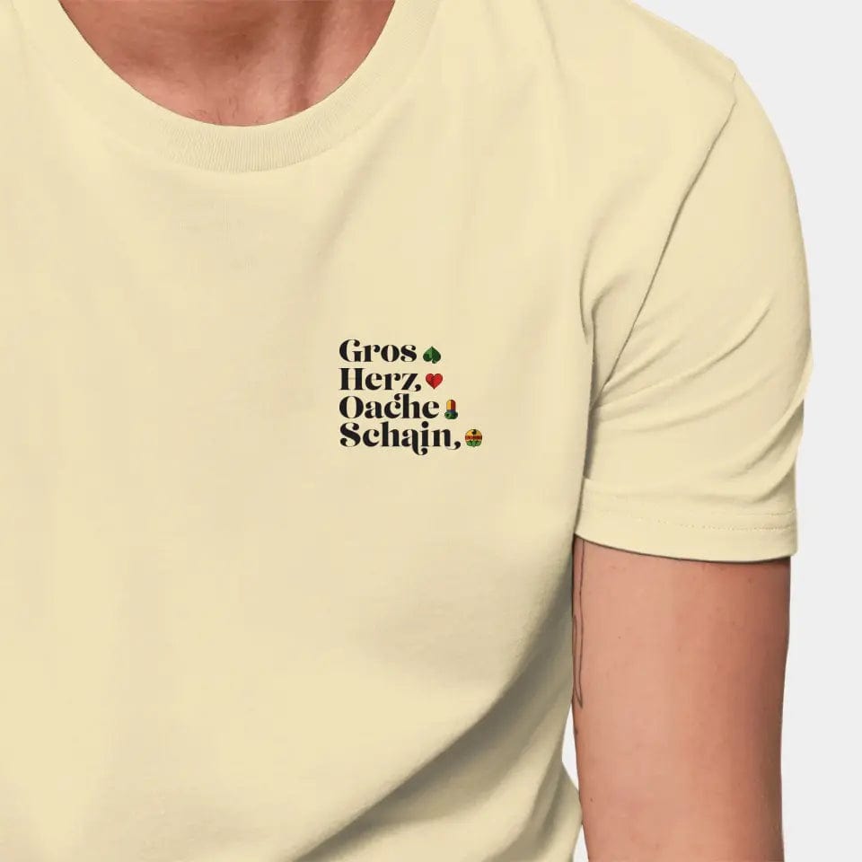 Personalisiertes T-Shirt "Watten - Kartenfarben" - Customizer Stanley/Stella Creator / butter / XXS von TeeInBlue