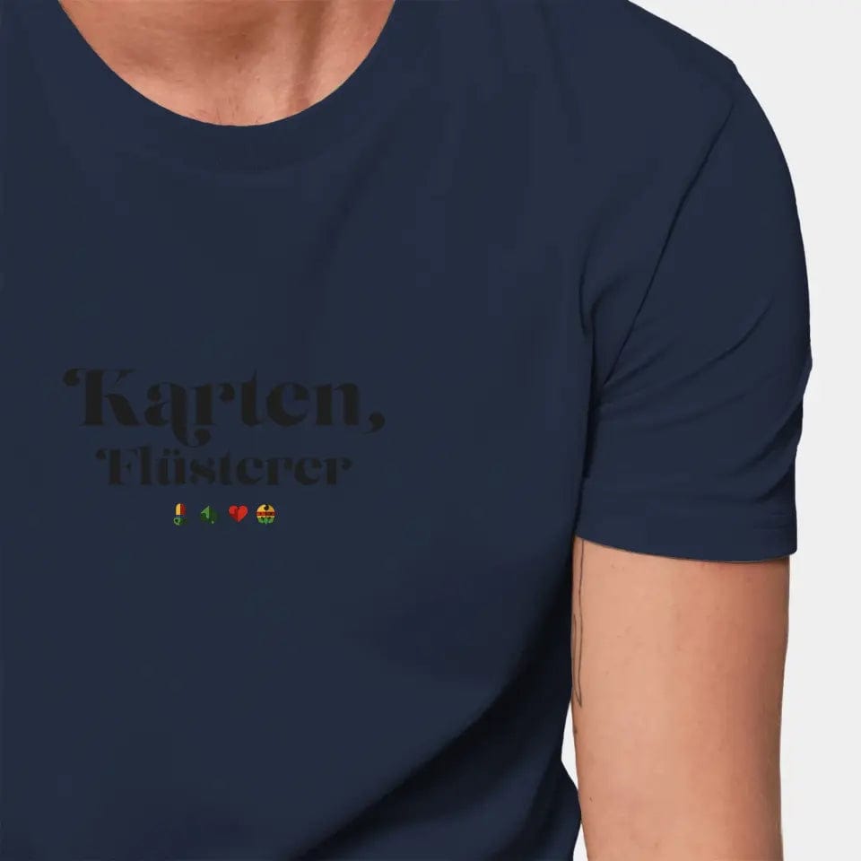 Personalisiertes T-Shirt "Karten Flüsterer" - Customizer Stanley/Stella Creator / french navy / XXS von TeeInBlue