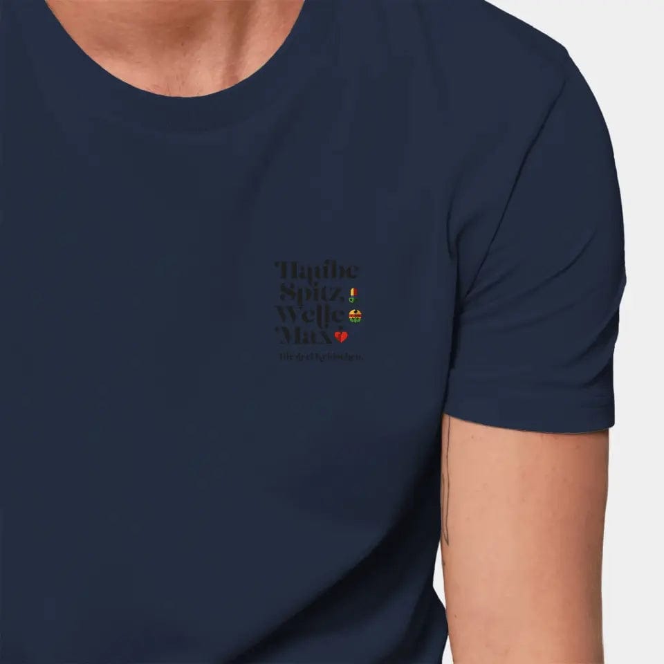 Personalisiertes T-Shirt "Watten" - Customizer Stanley/Stella Creator / french navy / XXS von TeeInBlue