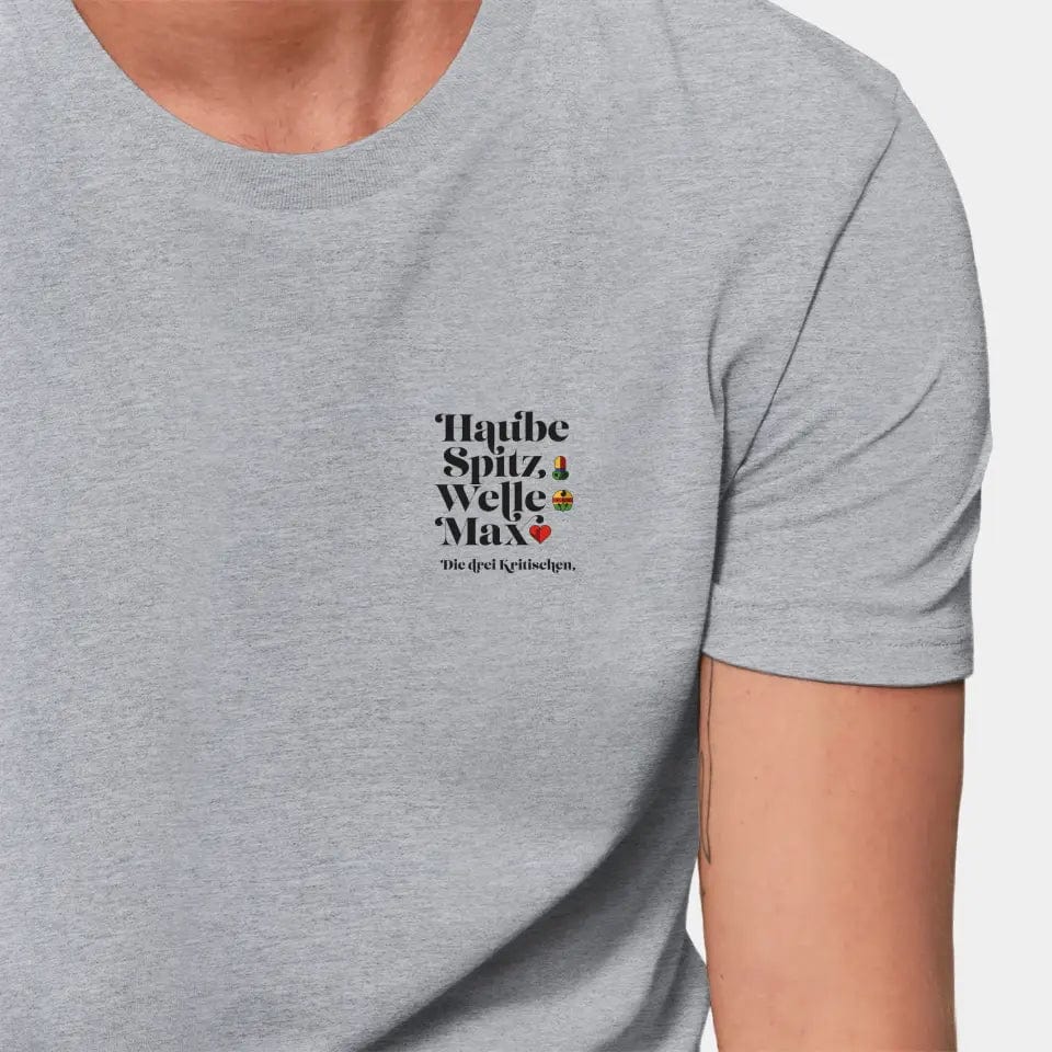 Personalisiertes T-Shirt "Watten" - Customizer Stanley/Stella Creator / heather grey / XXS von TeeInBlue