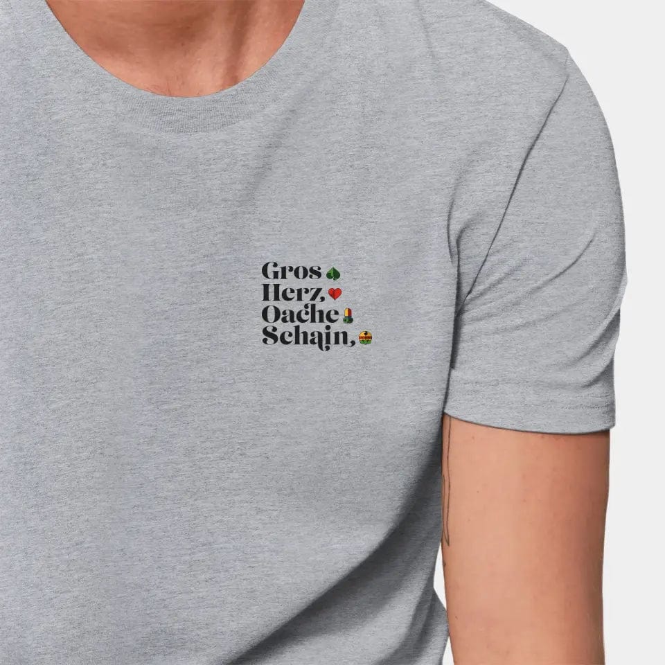 Personalisiertes T-Shirt "Watten - Kartenfarben" - Customizer Stanley/Stella Creator / heather grey / XXS von TeeInBlue