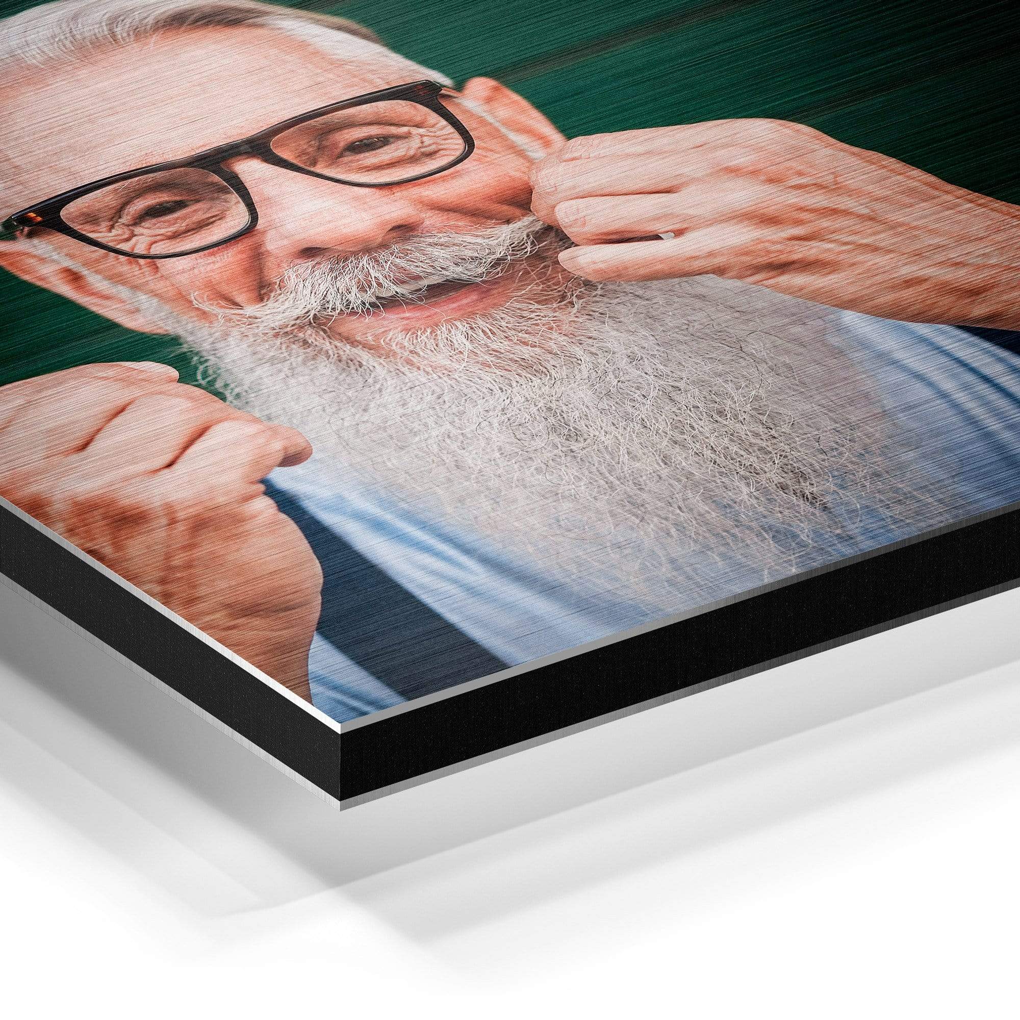 Foto auf Butlerfinish® - Fotoplatte 15 x 20 cm / silber von FOTO.online