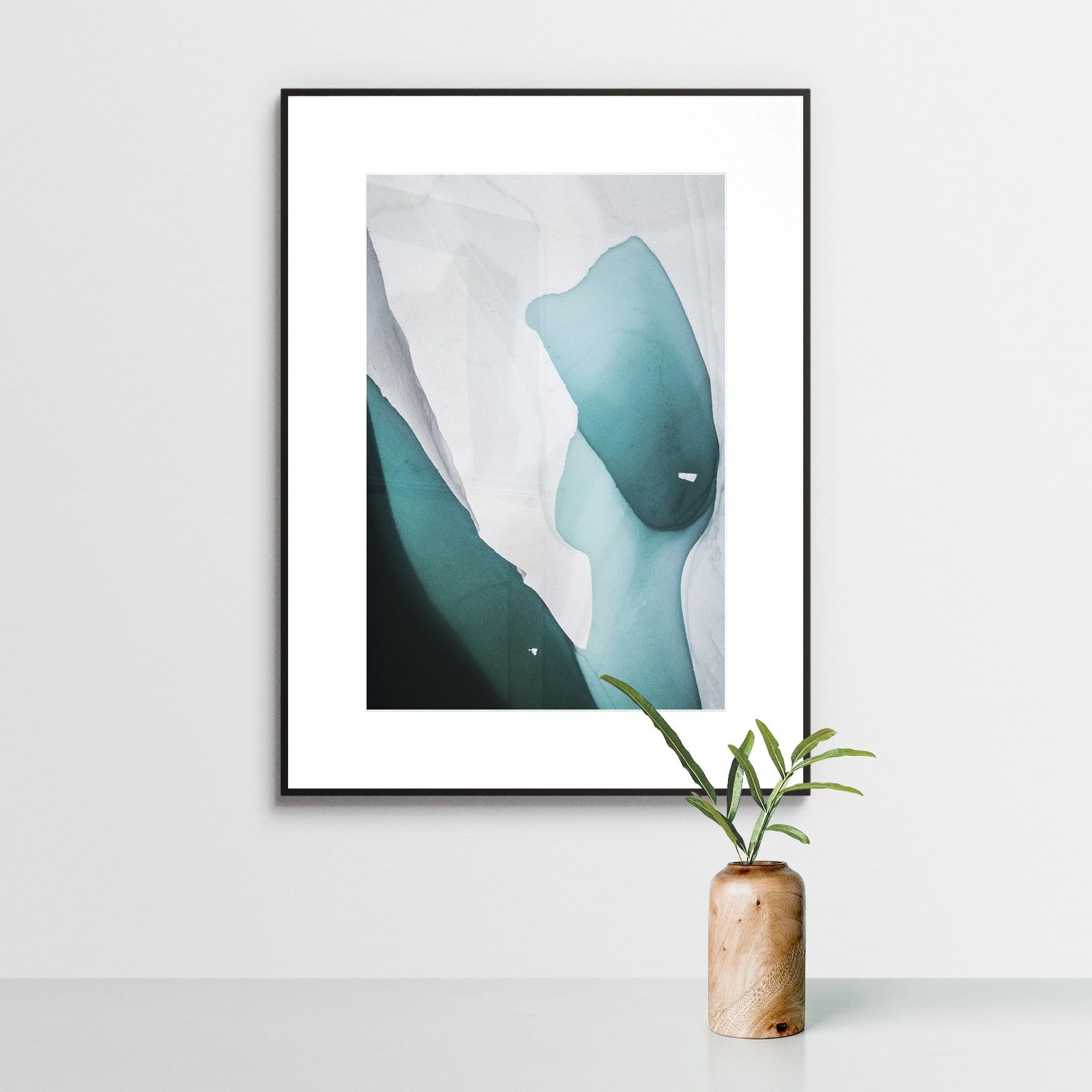 Wandkunst "Eisscholle" im Nielsen-Rahmen - von FOTO.online
