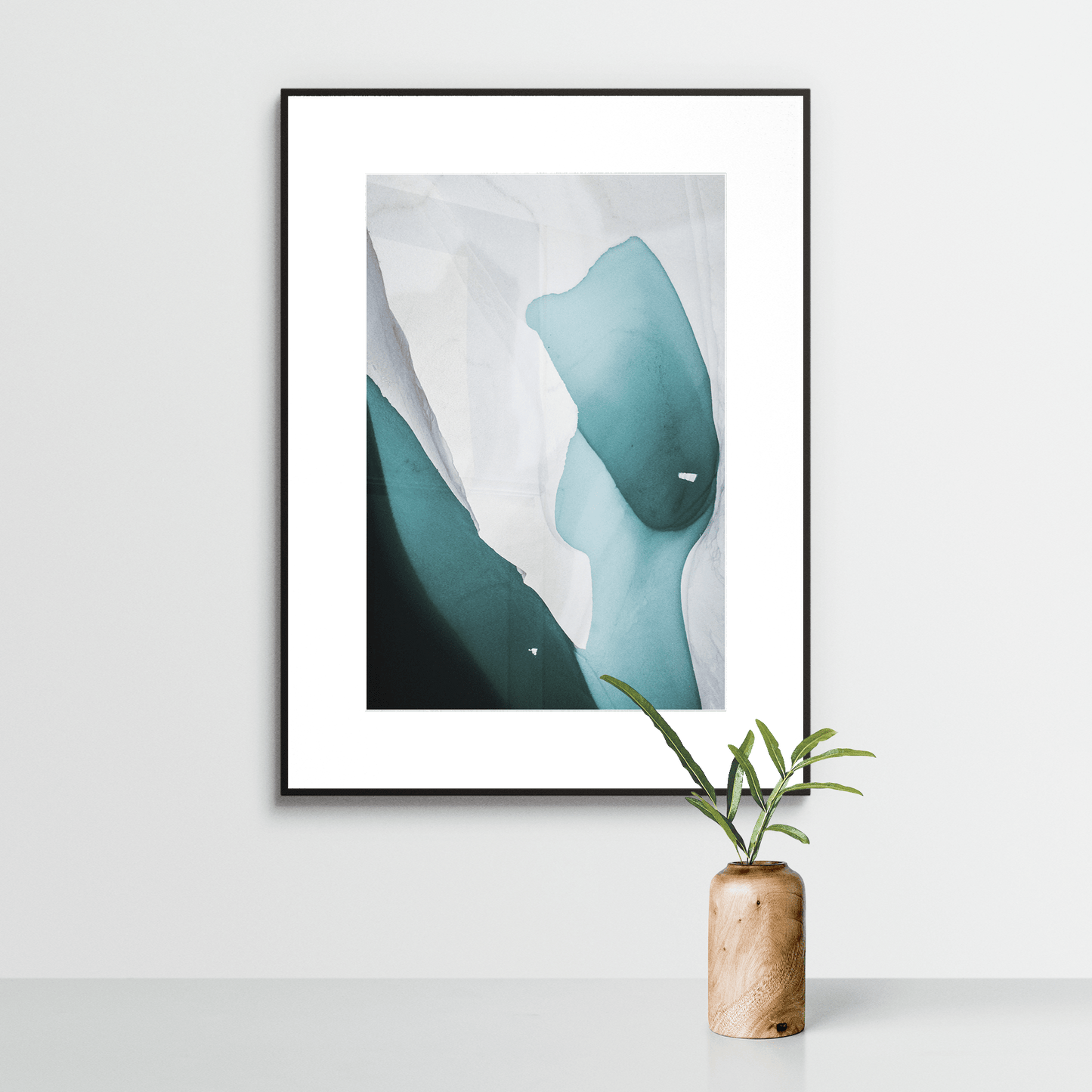 Wandkunst "Eisscholle" im Nielsen-Rahmen - von FOTO.online