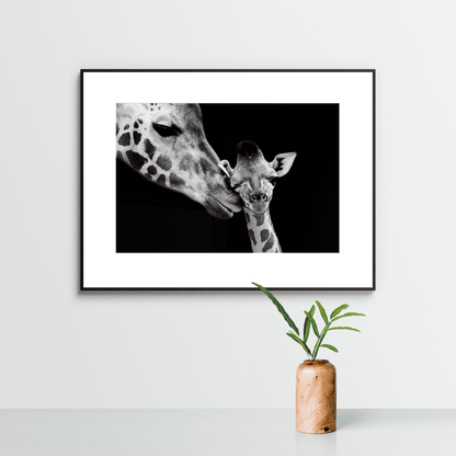 Wandkunst "Giraffe" im Nielsen-Rahmen - von FOTO.online